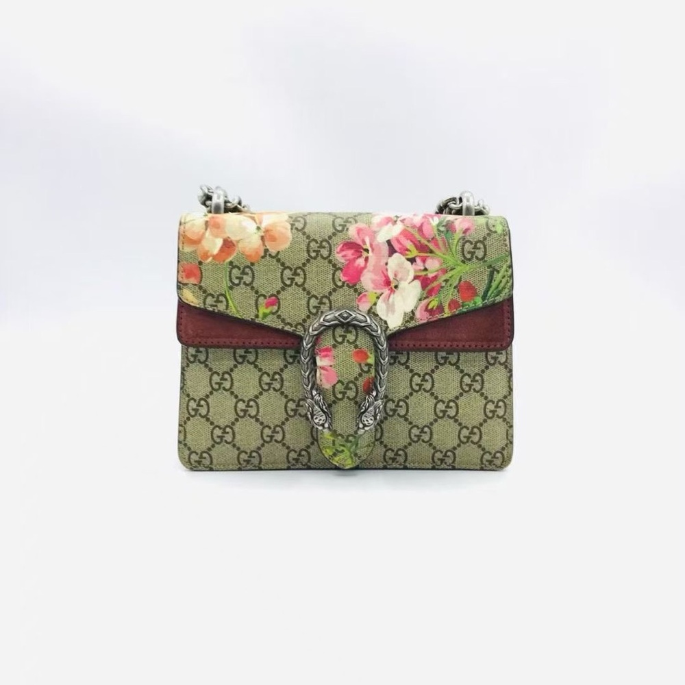 Gucci Mini Dionysus GG Supreme Blooms Canvas Bag